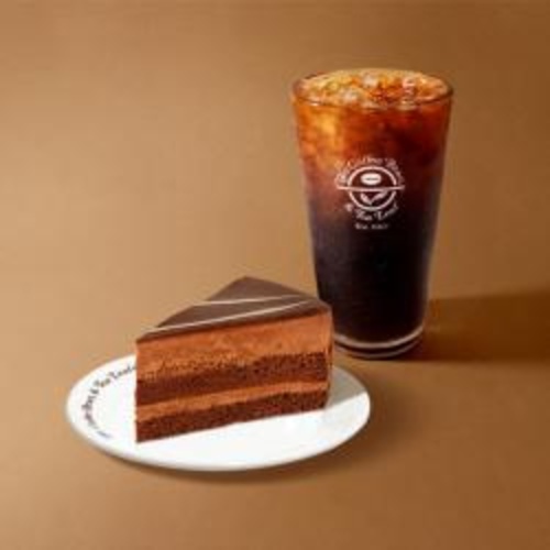 [커피빈][힘내세요 세트] 아메리카노 (S) + 초콜릿무스케익