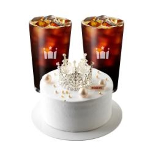 [할리스]아메리카노 R 2잔 + 티아라 딸기 생크림
