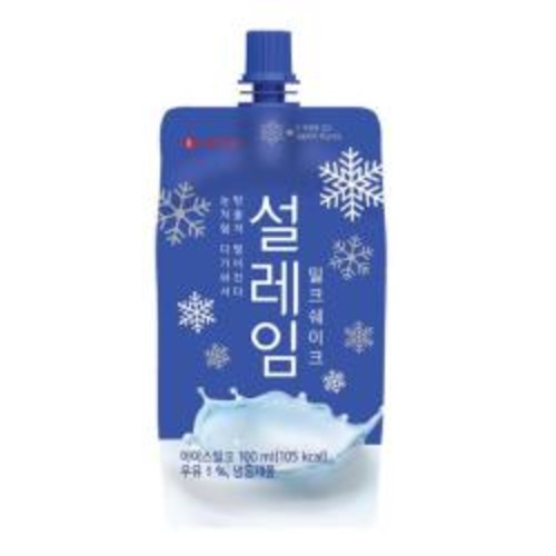 [CU]롯데)설레임밀크쉐이크