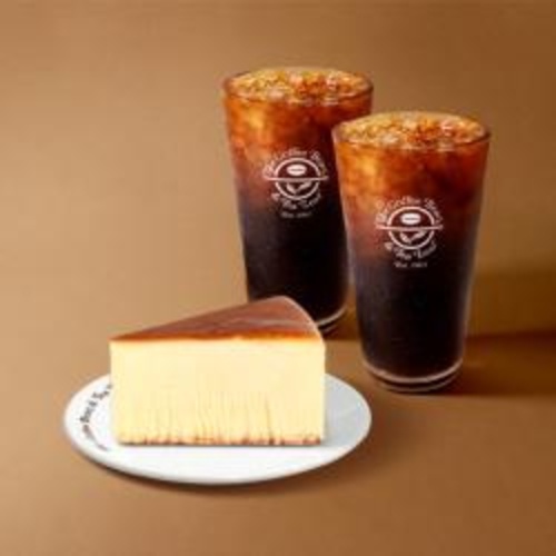 [커피빈][고마워요] 아메리카노 (S) 2 + 시카고치즈케익