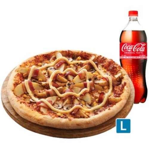 [도미노피자] 포테이토(씬)L+ 콜라1.25L